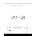HARMAN KARDON AVR435 Instrukcja Obsługi