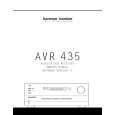 HARMAN KARDON AVR435 VER.2 Instrukcja Obsługi