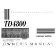 HARMAN KARDON TD4800 Instrukcja Obsługi
