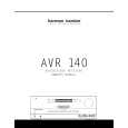 HARMAN KARDON AVR140 Instrukcja Obsługi