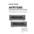 HARMAN KARDON AVR85 Instrukcja Serwisowa