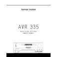 HARMAN KARDON AVR335 Instrukcja Obsługi